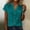 A1_Green, variant on Linen Button Down Shirts for Women Short Sleeve Tops V Neck Henley Blouses Business Casual Outfits Relaxed Fit Breathable Leisure Tops Loose Fit Unic Blouse Beach Vacation Tees Black L