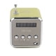 thumbnail image 2 of Mini altavoz reproductor de música portátil radio FM PC moda compatible con tarjeta TF y disco U verde, 2 of 15