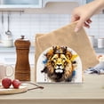 thumbnail image 6 of Lion Crown Napkin Holder for Table Clear Napkin Stand Paper Holder Acrylic Organizer Dispenser Napkins for Dinner Kitchen Restaurant Room, 6 of 8