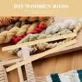 thumbnail image 3 of Weiweiguan 100pcs Mini Tapestry Wooden Rods Handcraft DIY Accessories DIY Wooden Rods, 3 of 7