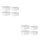 thumbnail image 1 of Cateissary Contenedores de almacenamiento apilables - Conservan la frescura Apilables Organización fácil Fácil de ubicar No tóxico Blanco Blanco lechoso 4 piezas 2Conjunto, 1 of 6