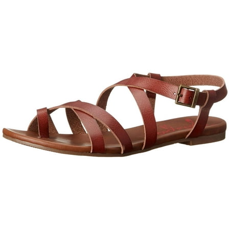 jellipops women casual comfy leather slip on sandals