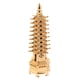 thumbnail image 1 of Estatua de pagoda para decoración del hogar, adornos Feng Shui, figuras de escritorio - Adjuntar Gold-XS- 9 Tier, 1 of 9