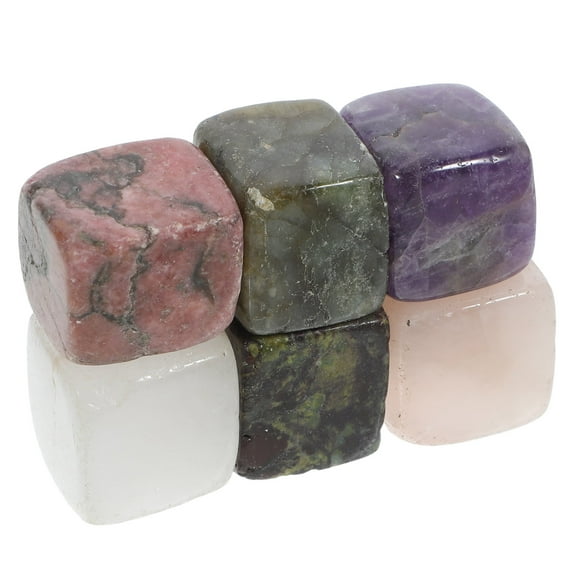 FUEENIRVA Chilling Stones for Drinks Stone Ice Cubes 6Pcs Hotel Use