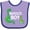 Lavender and Purple, variant on Inktastic Papou's Boy Grandson Dinosaur Boys Baby Bib