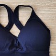 thumbnail image 2 of Thinsony Supportive Sports Bra Yoga Crop Top Vest for Workouts Blue M 1Set, 2 of 6