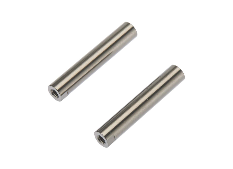 Axial AX30517 Threaded Aluminum Pipe 6x33mm Grey (2) AXIAX30517