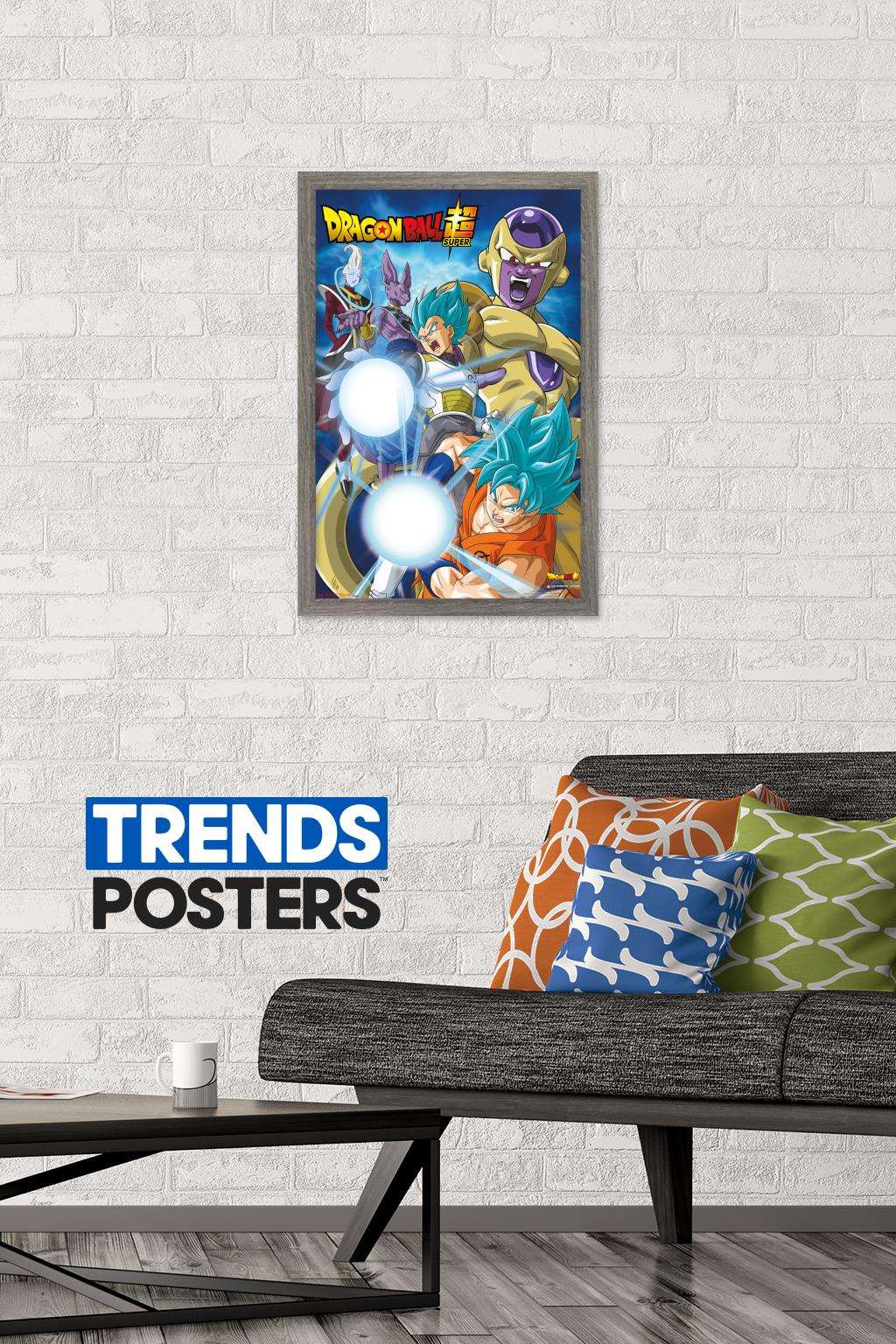 Dragon Ball: Super - Return Wall Poster, 14.725" x 22.375", Framed
