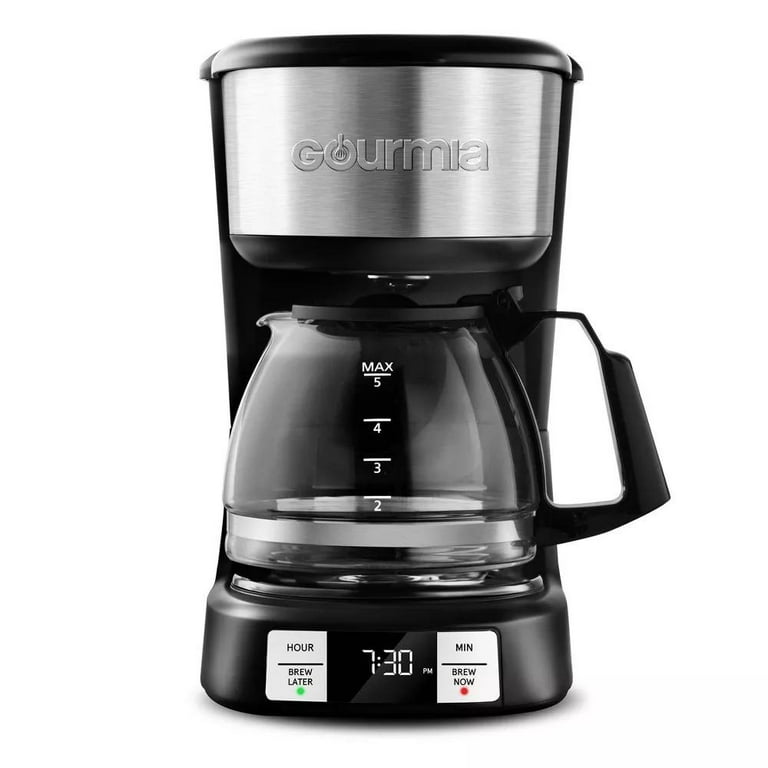 Coffee Machine, Gourmia GCM7800 Brewdini™ 5-Cup Cold Brew Coffee Maker -  Vacuum Technology for 2 Minute Cold Brew - 4 Strength Options