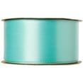 thumbnail image 3 of Offray Ribbon, Aqua Blue 1 1/2 inch Single Face Satin Polyester Ribbon, 12 feet, 3 of 8