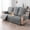 LIGHTGREY, variant on 3-Seater Waterproof Non-Slip Recliner Sofa Cover with Side Pocket, for Bedroom Office Living Room, Elastic Adjustable Lounge Chaise Slipcover(Beige)
