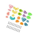 thumbnail image 1 of Juego de agarres para escalada en roca, agarres para escalada, fácil de instalar, regalo, soporte para escalada, piedras para escalar, juguetes para, 1 of 8