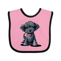 Inktastic Black Doodle Puppy Boys or Girls Baby Bib