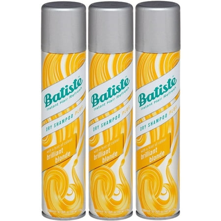 3 Pack Batiste Dry Shampoo Plus, Brilliant Blond, 6.73 Ounces