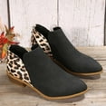 thumbnail image 4 of LSLJS Bottines à Talon Bas pour Femmes, Grande Taille, Imprimé Léopard, Talon Épais, Espadrilles pour Femmes, 4 of 9