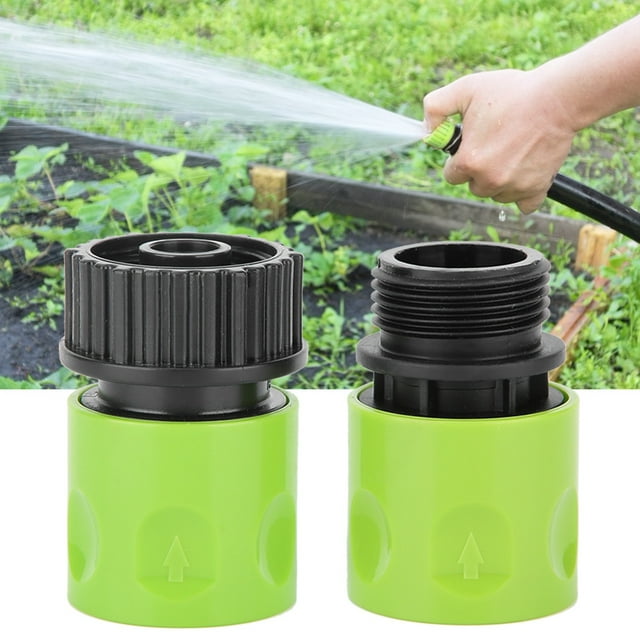 2pcs 3/4" Male Female Thread Hose Tap Connector Garden Water Pipe Adapter (US Type)