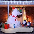 thumbnail image 1 of Oso polar inflable Joiedomi 6 pies Decoración navideña LED, 1 of 14