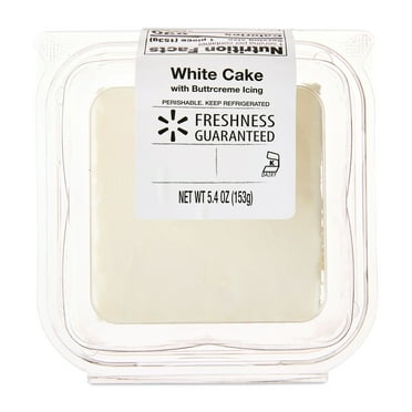 Freshness Guaranteed White Cake Slice, 5.4 oz (Refrigerated)