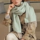 thumbnail image 3 of Bufanda para mujer, bufanda para el cuello, bufanda de invierno, chal con tacto de cachemira, bufandas y chales de invierno de colores sólidos intensos, 3 of 6