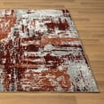 thumbnail image 5 of Luxe Weavers Modern Abstract Distressed Red 8x10 Area Rug for Living Rooms and Bedrooms, 5 of 11