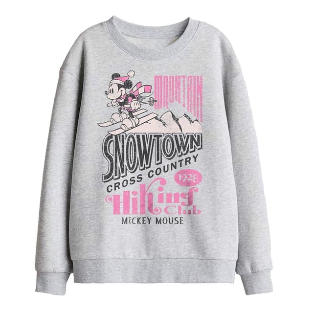 Disney Chandail en Molleton Ski Mickey Mouse Snowtown pour Garçons/filles