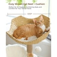 thumbnail image 4 of Árbol para Gatos MUTTROS Moderno para Gatos Grandes con Condo Acogedor Blanco, 4 of 9