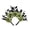 Green, variant on Halloween Rose Headband, Flower Leaf Crown Hair Hoops Bands, Gothic Headpiece Hairband for Cosplay Party Dress Up Accessories