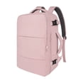 thumbnail image 1 of Mochila De Viaje Para Mujer, Aprobado Por Avión 10kg, Antirrobo rosa, 1 of 5