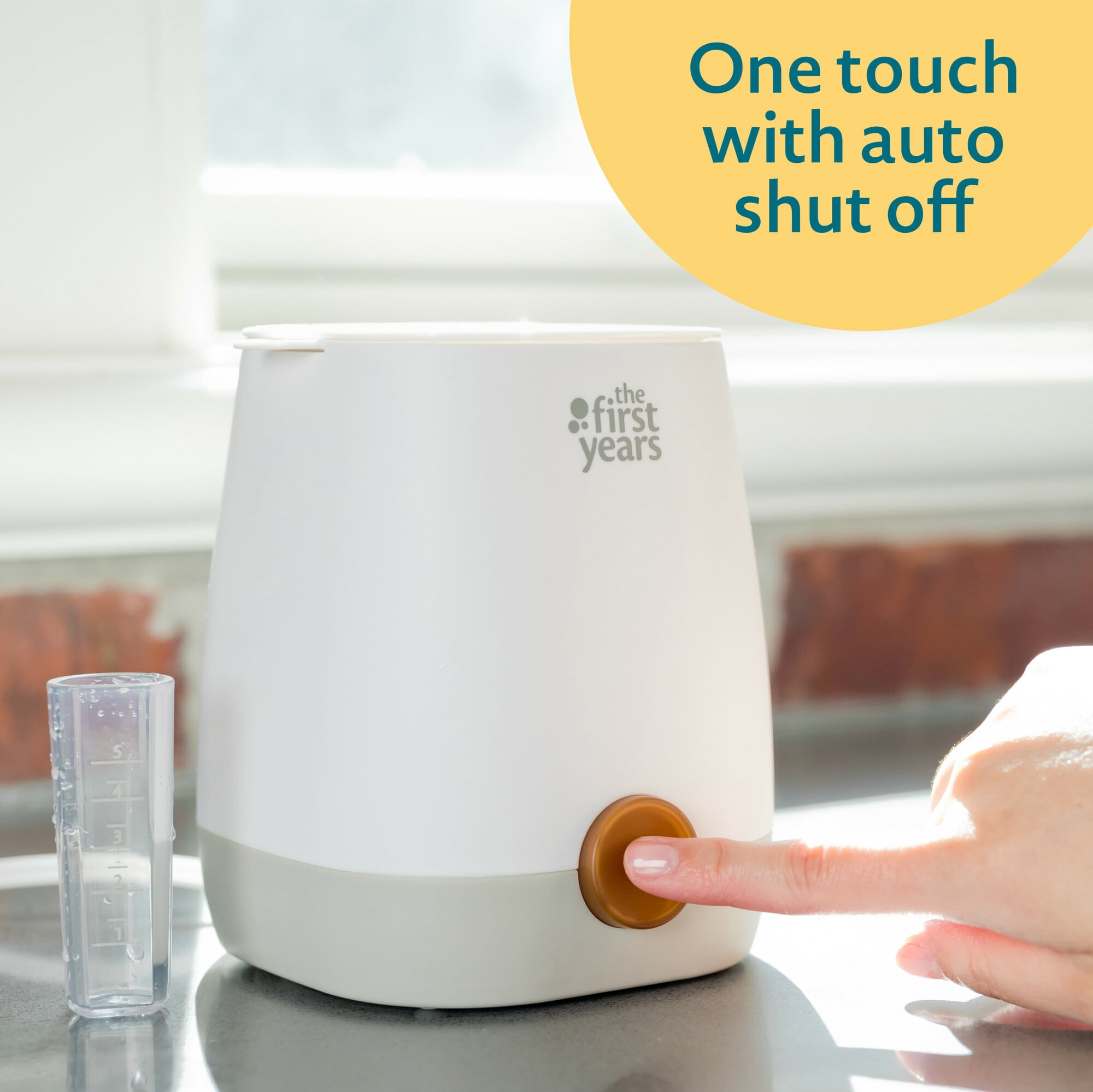 The First Years 2-in-1 Simple Serve Bottle Warmer And Pacifier Sanitizer, Works With Most Bottles