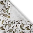 thumbnail image 6 of Ambesonne Floral Valance & Curtain, Autumn Nature Design, 55"x30", Dark Brown Fern Green, 6 of 6
