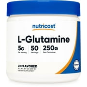 Nutricost L-Glutamine Powder 250 Grams - Gluten Free & Non-GMO Supplement