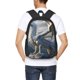 thumbnail image 4 of Fotbe Mountain White Dragon Mochila para Hombre y Mujer - Tela Oxford 600D Resistente - Mochila Impermeable de Gran Capacidad para Escuela, Viajes y Senderismo, 4 of 6