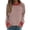 Wine, variant on Lndajk Oversized Crewneck Striped Sweatshirts for Women Loose Fit Casual Long Sleeve Pullover Tops Trendy Lightweight Plus Size Fall Y2K Outfit Clothes Red XXXXL
