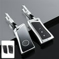 thumbnail image 3 of Zinc Alloy Gradient Glass Back Cover Key Fob Case Holder Shell Accessories Compatible for Lexus ES350 ES300h UX200 LS500 LS500H LC500 LC500h GX460 IS350 2018-2022 Smart Key Case, 3 of 9