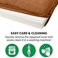 thumbnail image 4 of FurHaven Pet Products Quilted Memory Top Sofa Pet Bed for Dogs & Cats - Toasted Brown, Medium, 4 of 13