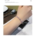 thumbnail image 3 of Women Luxurious Fashion Cubic Zirconia Crystal Gorgeous Rose Gold Openable Fashion Jewelry Bracelet, 3 of 7