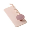 thumbnail image 2 of Plug Hook Punch Free Strong Adhesion Simple Appearance Wall Mounted Power Plug Holder for Bathroom Kitchen Pink, 2 of 5