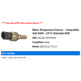 thumbnail image 2 of Water Temperature Sensor - Compatible with 2006 - 2011 Chevy HHR 2007 2008 2009 2010, 2 of 2
