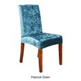 thumbnail image 4 of Toystoory Y decorar sillas con fundas para sillas de comedor de poliéster, excelente funda elástica para silla de comedor Decoración del hogar azul verde, 4 of 6