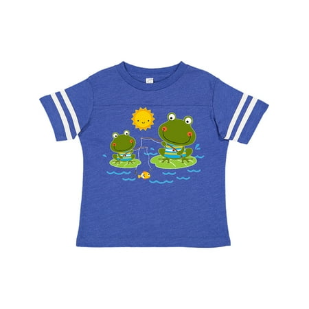

Inktastic Fishing Frogs Cute Fisherman Gift Toddler Boy Girl T-Shirt