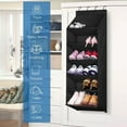 thumbnail image 6 of Daiosportswear Over the Door Shoe Organizer Bag, Multi-Tiered Storage Solution, 51.6x16.9in, Space Saving, Non-Woven Fabric, Hanging Storage Bag for Closet, Apartment Essentials, Boot Organizer, 6 of 6