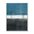 thumbnail image 1 of Designart Teal Meets Grey Abstract Art FLOAT FRAME WALL ART, 1 of 4