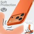 thumbnail image 3 of JETech Liquid Silicone Case for iPhone 17 Pro Max 6.9-Inch, Silky Soft Touch Full-Body Protection, Anti-Scratch Shockproof Phone Cover with Microfiber Lining (Orange), 3 of 6