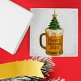 thumbnail image 2 of Christmas Beverage Pendant, Christmas Tree Ornament - 2025 "Cheers!" Christmas Beer Mug Ornament Festive Hanging Decor For Christmas Tree Ideal For Holiday Celebrations, 2 of 6