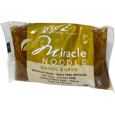 Miracle Noodle, Garlic & Herb, Shirataki Pasta, 7 oz (pack of (Best Garlic Noodles In San Francisco)