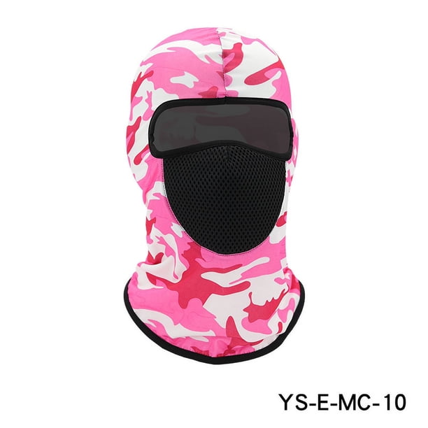 Gorro con estampado de seda de hielo, para montar al aire libre, máscara para la cabeza, forro transpirable, máscara para bicicleta, gorro para la cabeza