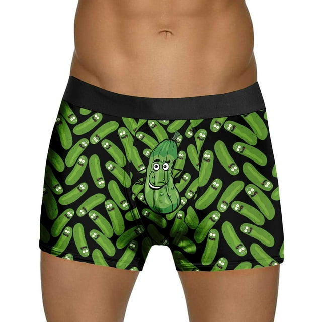 Aayomet Boxers pour Hommes Jour sous-Vêtements Imprimés Style Bulle Rouge Amour Spécial Shorts Taille Mi-Haute (Vert, TTTG)