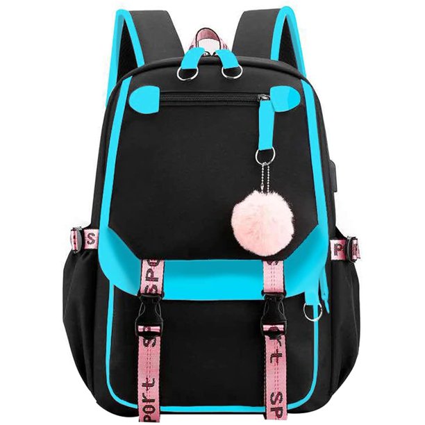 Teenage Girls' Backpack Middle School Students Bookbag Outdoor Daypack