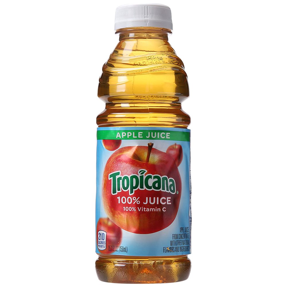 Tropicana, Apple Juice, 15.2 Ounce / 12 Pack