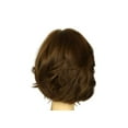 thumbnail image 3 of European Human Hair Freeda Wig Dorothy Medium Brown With Dark Blonde Highlights Multi-Directional Skin Top Size S Pre-Cut, 3 of 5